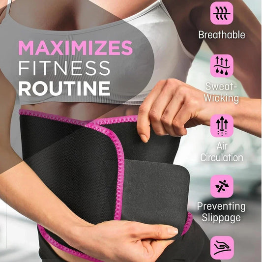 Bežecký opasok na sťahovanie pásu, spaľujúci tuk a potenie