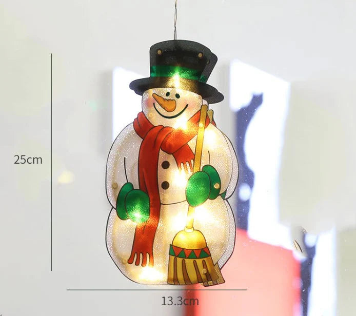 【🎄🎄Vytvorte slávnostnú atmosféru】Zaveste vianočné svetielka na okná