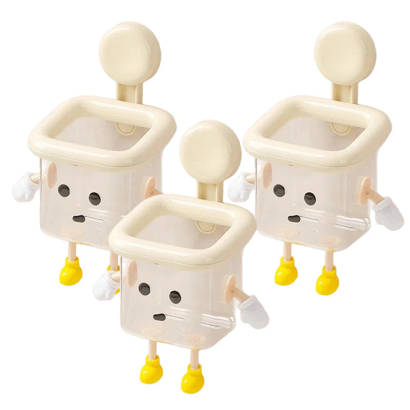 Úložný box s prísavkou do kúpeľne