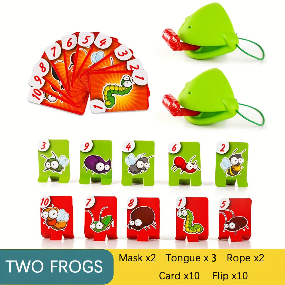【🐸 Je to vzdelávacie a zábavné a dokáže to aj zmierniť stres!】Frog mouth sticking out tongue desktop children's toy