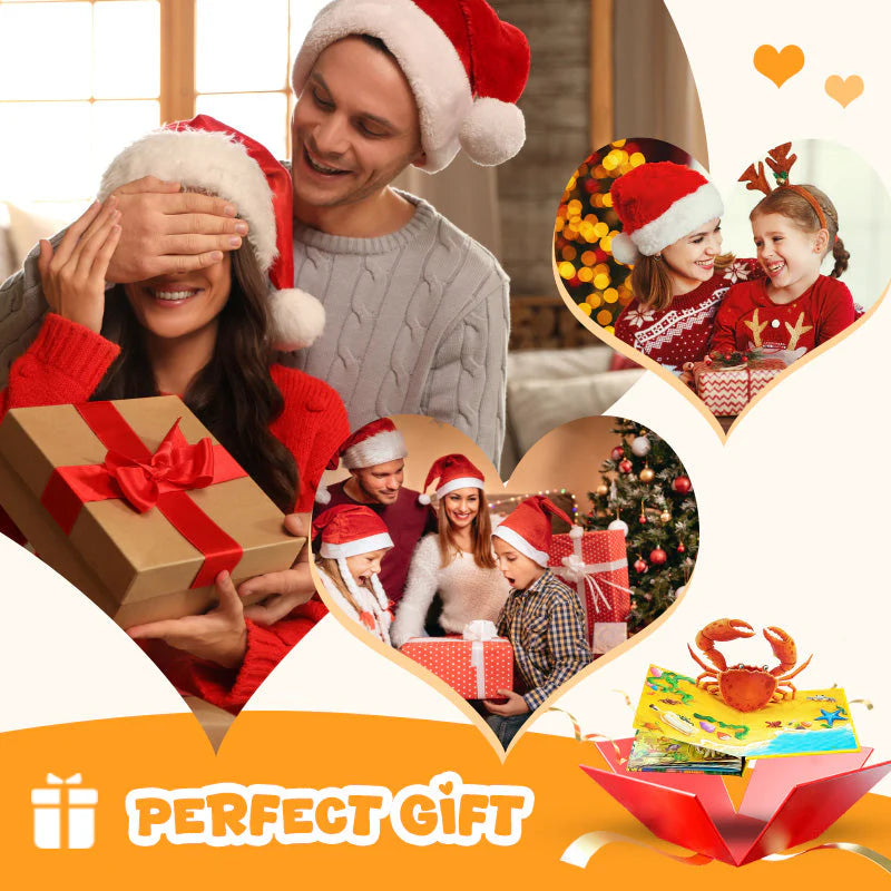 【🚚Platba na dobierku】3D vyskakovacia kniha pre deti so zvieratkami