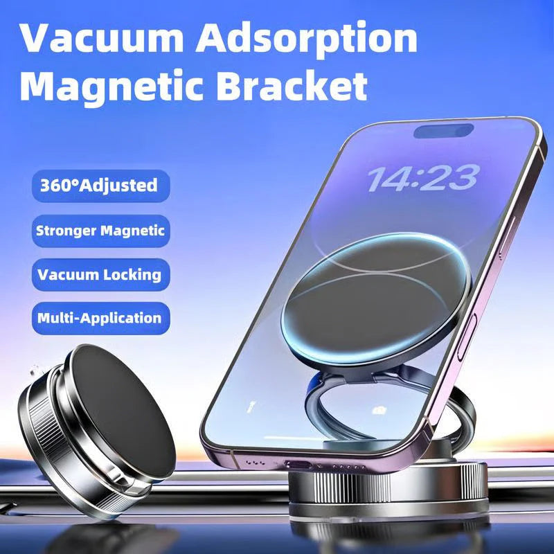 🛍️Kup więcej, zaoszczędź więcej? Regulowany 360° magnetyczny uchwyt próżniowy na telefon🤩