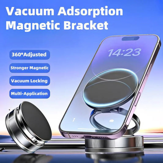 🛍️Kup więcej, zaoszczędź więcej? Regulowany 360° magnetyczny uchwyt próżniowy na telefon🤩