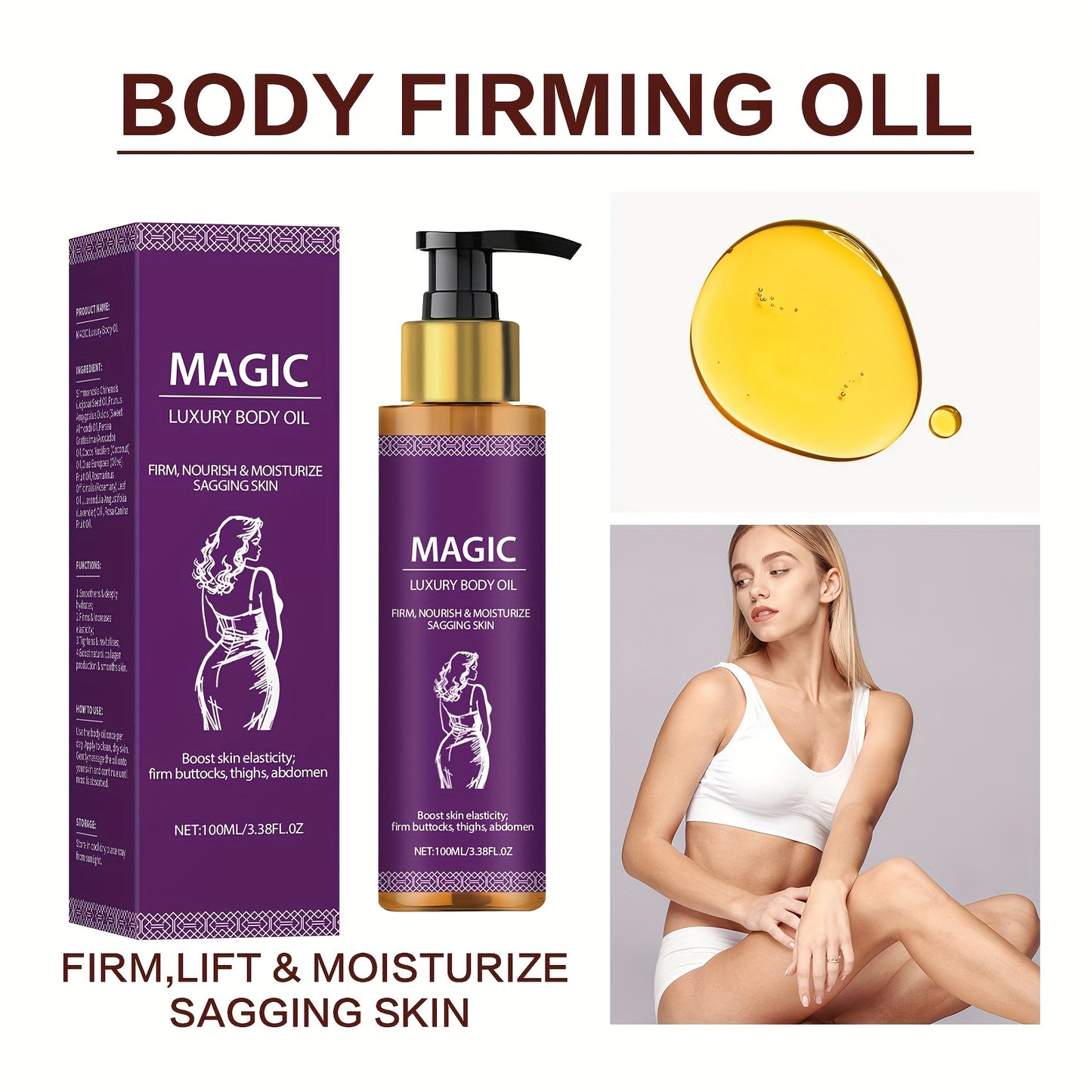 【🎁Druhý kus zadarmo】Moisturizing skin and relieving dryness with magical body care oil