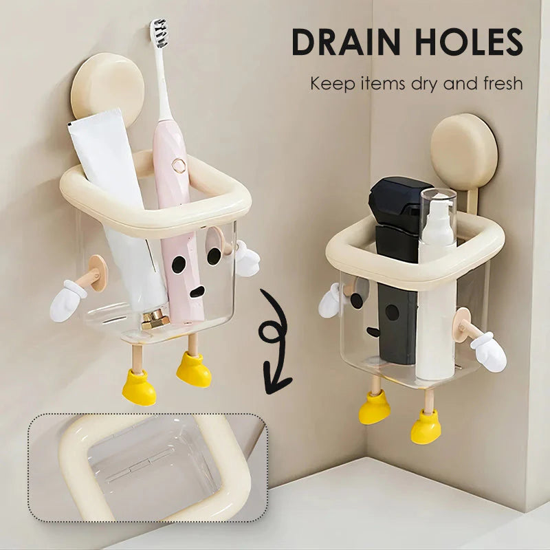 Úložný box s prísavkou do kúpeľne