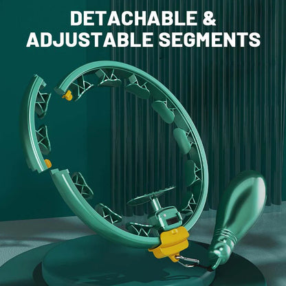 【🥰Ideálna voľba pre domáce fitness!】Inteligentný nastaviteľný masážny prístroj Hula Hoop