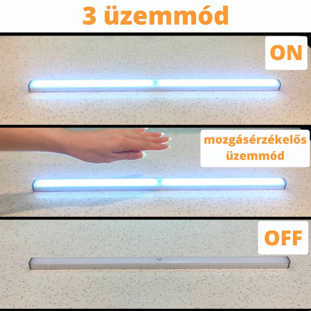 【💡Jednoduchá inštalácia a jednoduché používanie】Senzorové kuchynské svetlo