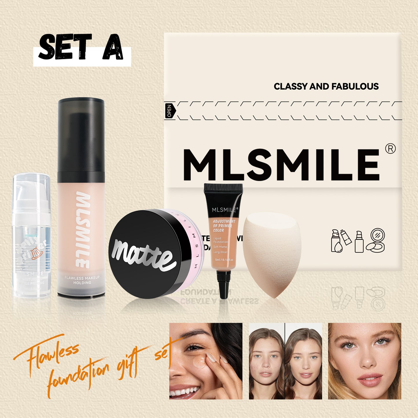 (🔥Kupite 1 dobite 1 gratis🔥)Matný púder na kontrolu mastnoty a hydratáciu. Korekčný podkladový make-up