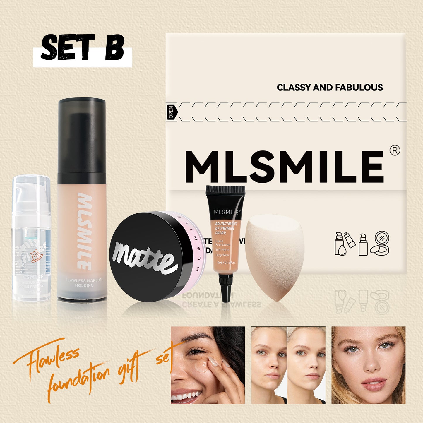 (🔥Kupite 1 dobite 1 gratis🔥)Matný púder na kontrolu mastnoty a hydratáciu. Korekčný podkladový make-up