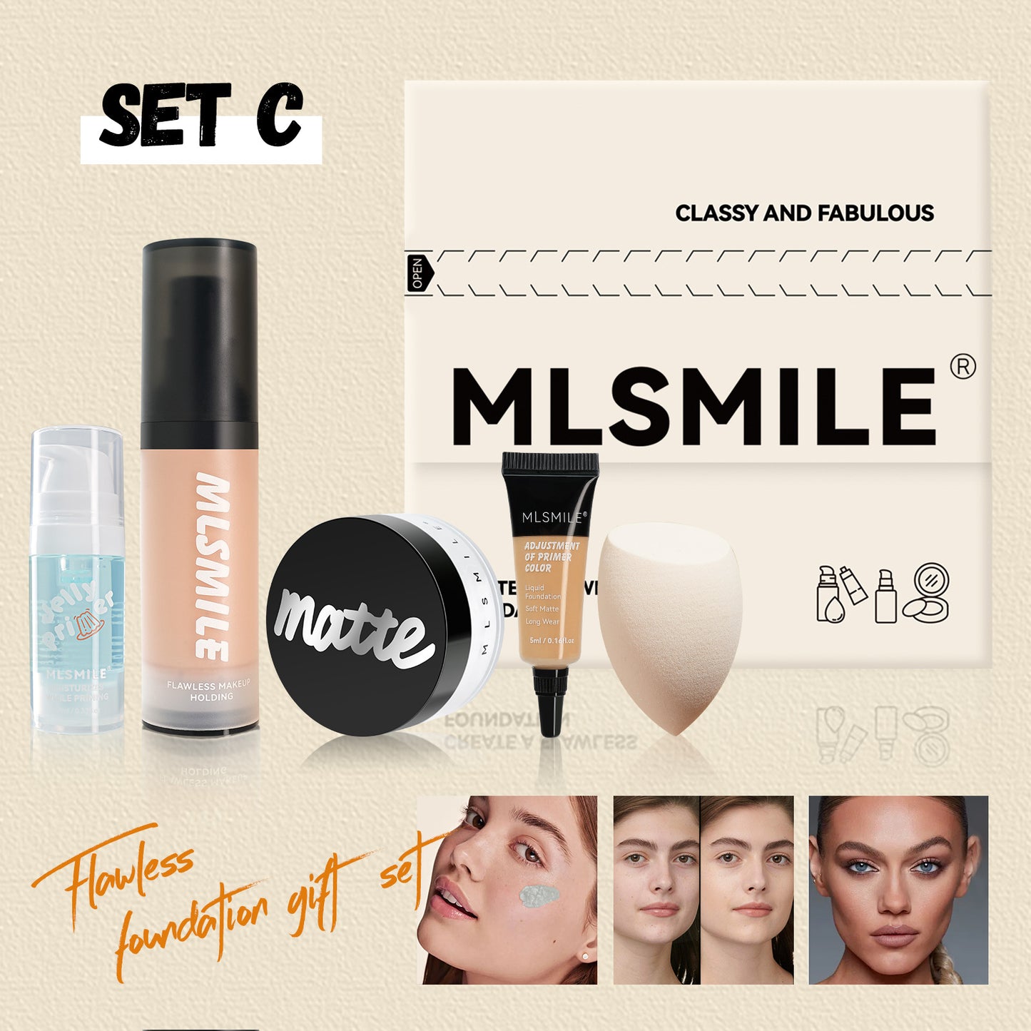 (🔥Kupite 1 dobite 1 gratis🔥)Matný púder na kontrolu mastnoty a hydratáciu. Korekčný podkladový make-up
