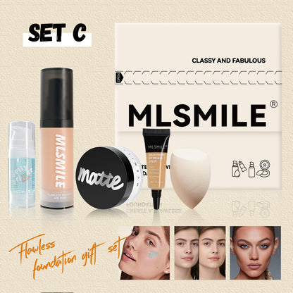 (🔥Kupite 1 dobite 1 gratis🔥)Matný púder na kontrolu mastnoty a hydratáciu. Korekčný podkladový make-up