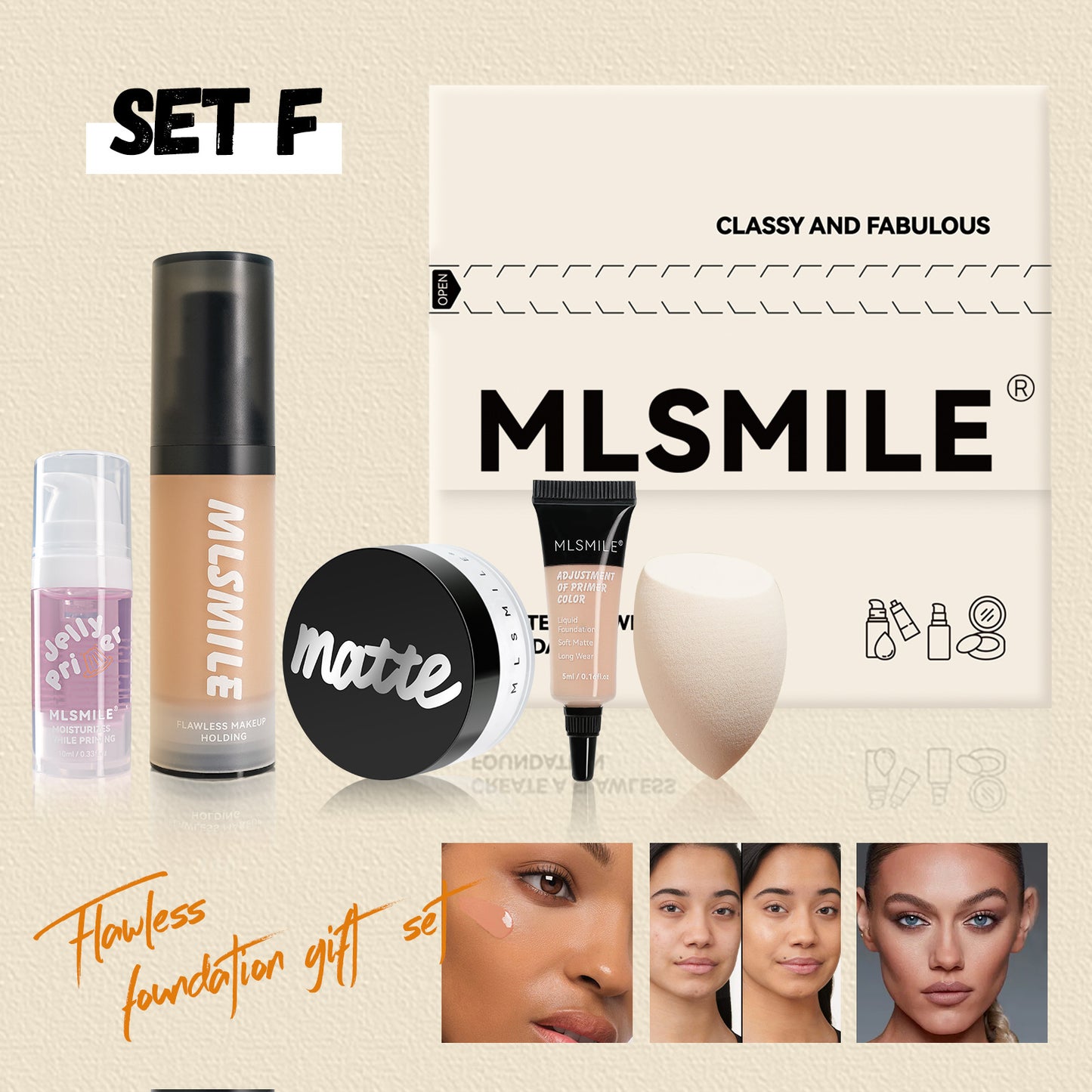 (🔥Kupite 1 dobite 1 gratis🔥)Matný púder na kontrolu mastnoty a hydratáciu. Korekčný podkladový make-up