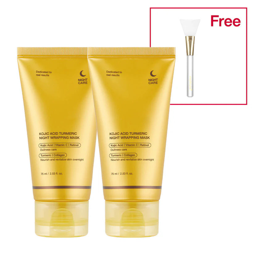 【🔥Kúp 1 získaj 1 zadarmo🔥】Pleťová maska s kyselinou kojovou, kurkumou, vitamínom C a niacínamidom