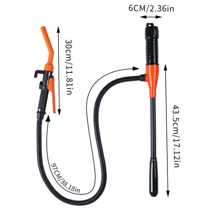 【⛽ Ľahko prenášajte palivo alebo kvapaliny bez zdvíhania】Prenosné batériové čerpadlo