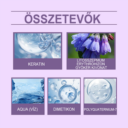 （🔥Kúp 1 získaj 1 zadarmo🔥）Fialová maska na blond vlasy – odstraňuje žlté tóny, obnovuje lesk a chráni farbu