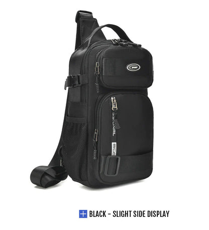 【💪🏻Najlepší pomocník, keď idete von】Nastaviteľná náprsná taška z oxfordskej látky