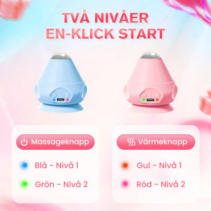 【💆 Mierna relaxácia a hlboká svalová relaxácia】Elektrická adsorpčná fasciová guľa