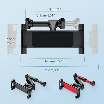 Výsuvný držiak do opierky hlavy do auta