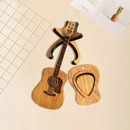 Drevené trsátko na akustickú gitaru