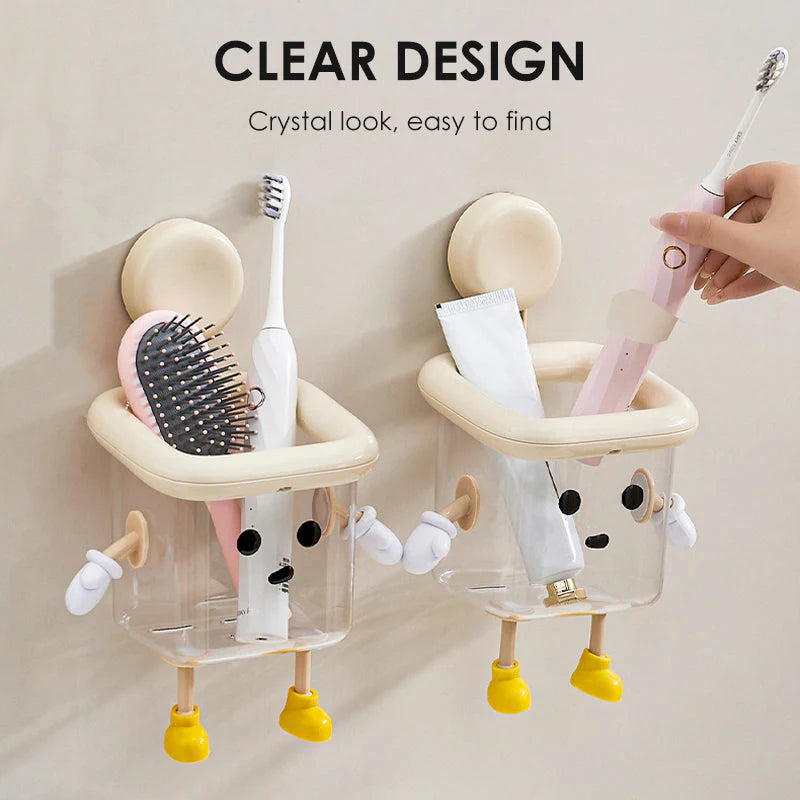 Úložný box s prísavkou do kúpeľne