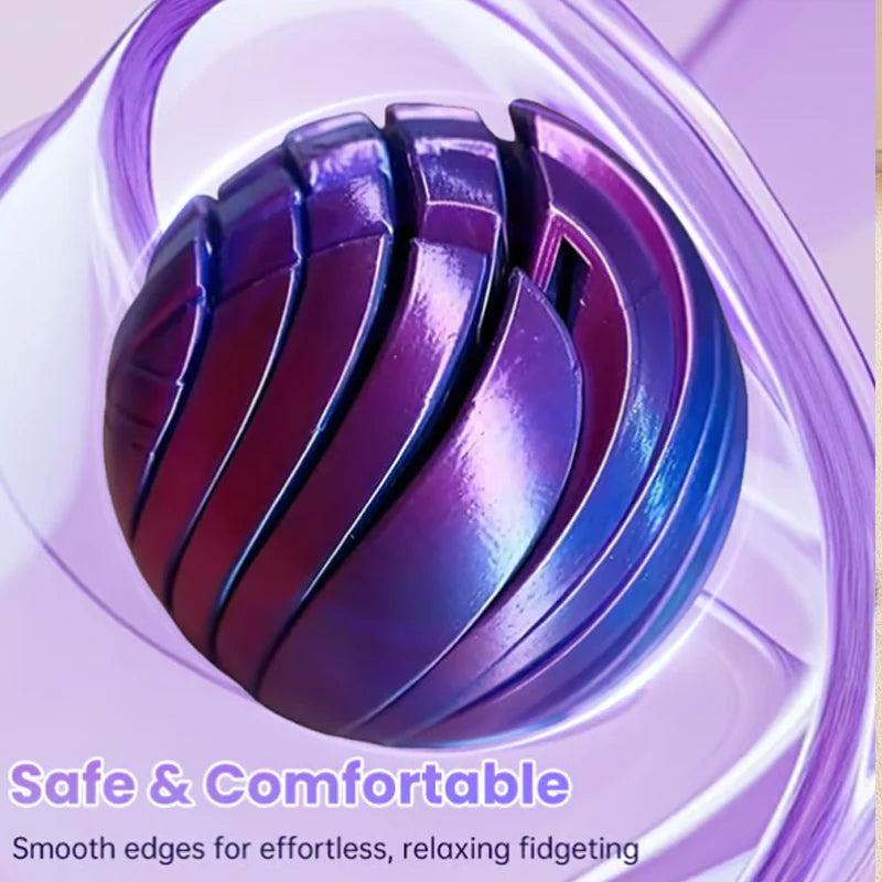 【🟣 Zbavte sa stresu a upokojte svoju myseľ!】3D tlačená hračka Fidget Ball