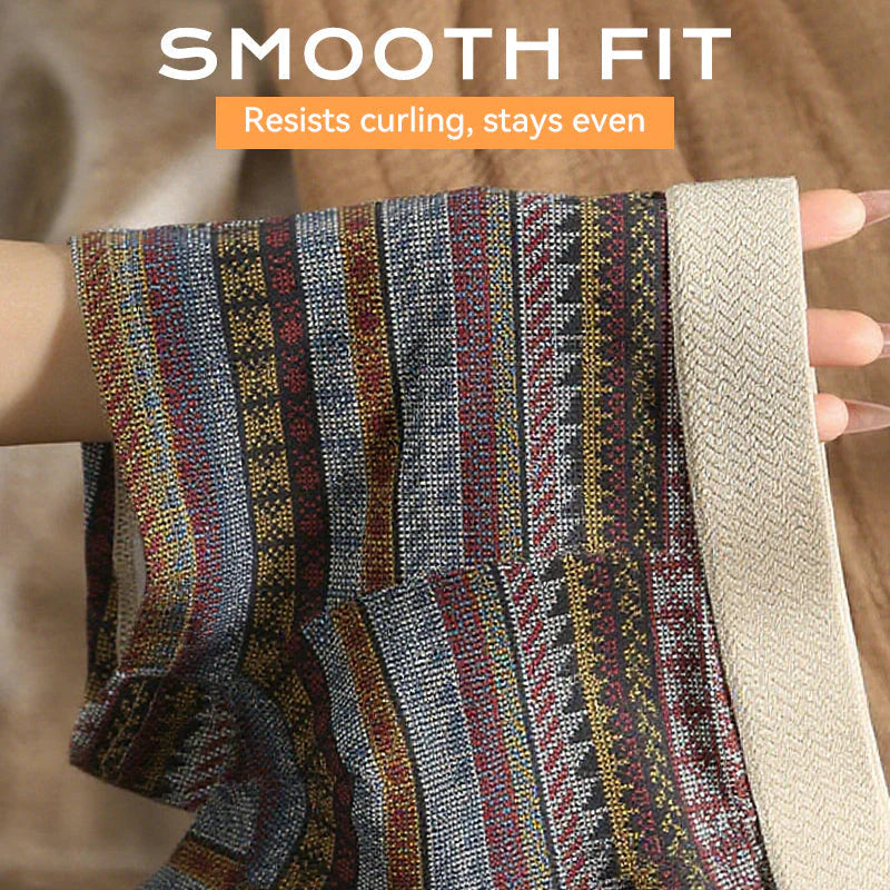 【🔥Kúp 1 získaj 2 zadarmo🔥】Pánske priedušné boxerky s geometrickým vzorom