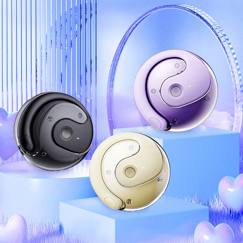 【🔋 Malý a prenosný, rýchly a presný preklad 75 jazykov v reálnom čase】Bezdrôtové slúchadlá OWS Bluetooth 5.4 s AI prekladom (vhodné pre iOS a Android)