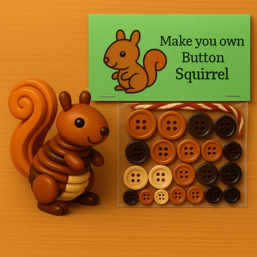 【🎄Dodajte Vianociam radosť a špeciálnu atmosféru!】Vianočné ozdoby so zvieratkami vyrobené z gombíkov svojpomocne