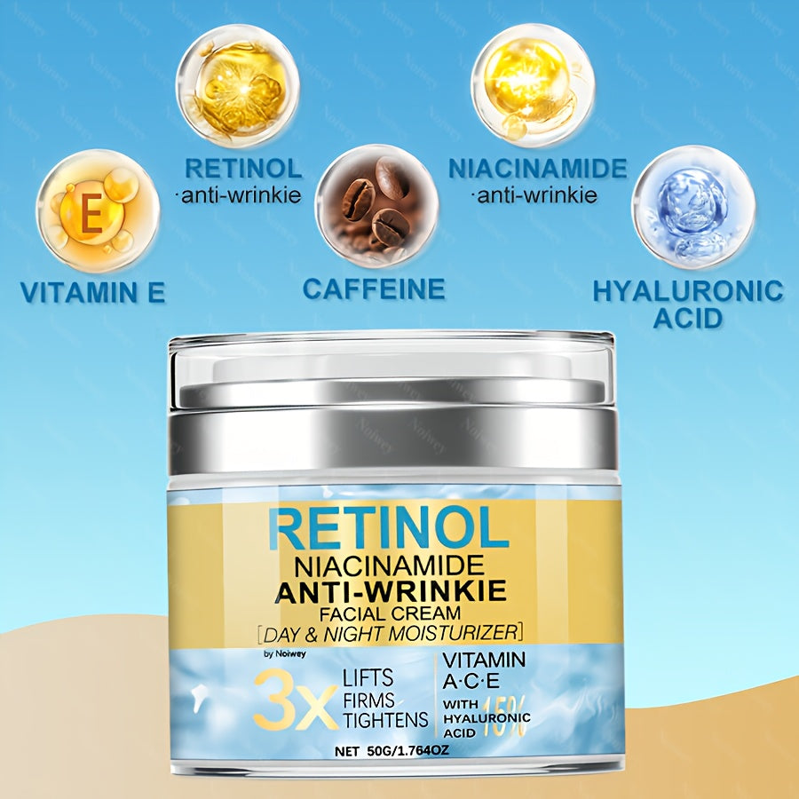 🔥Kúp 1 získaj 1 zadarmo🔥Spevňujúci krém na tvár proti starnutiu s retinolom, hydratačný a vyživujúci krém