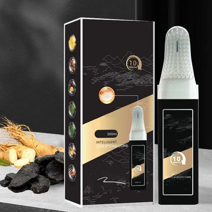 【🥰Pohodlné a rýchle】Prenosný bezpečný hrebeň na farbenie vlasov