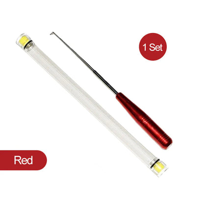 【🎁Druhý kus zadarmo】Odstraňovač kovových rybárskych háčikov s priehľadnou úložnou trubicou