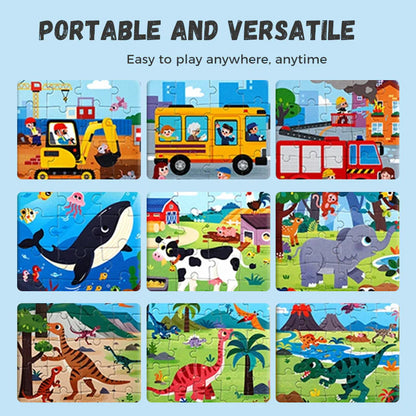 【🧩 Podporuje kognitívny vývoj a je zábavné!】Magnetické puzzle pre deti