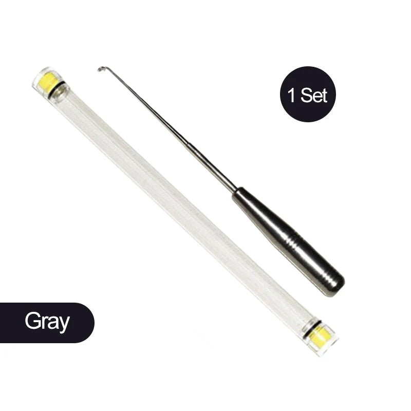 【🎁Druhý kus zadarmo】Odstraňovač kovových rybárskych háčikov s priehľadnou úložnou trubicou