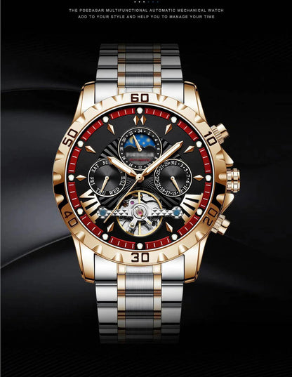 【⏰50% zľava po obmedzenú dobu】⌚Úplne nové švajčiarske vodotesné automatické mechanické hodinky