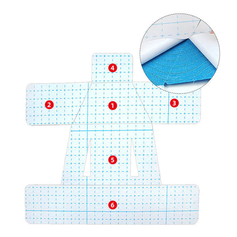 【🔥Kúpte 1 kus a získajte 4 zadarmo (5 kusy)】Predstrihaná elastická kineziologická ramenná páska