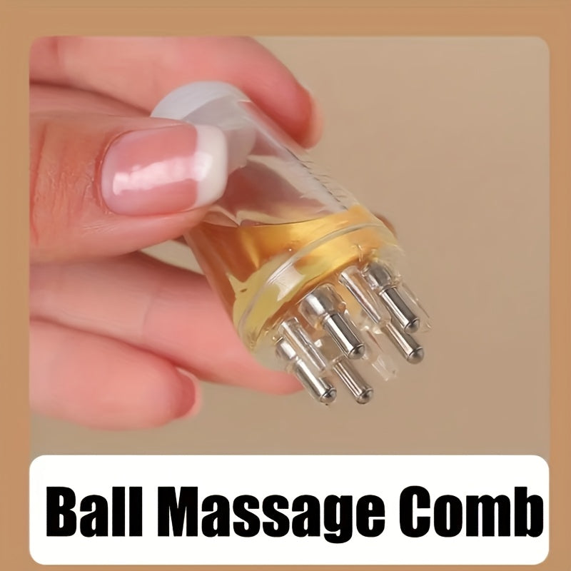 【🎁 Čím viac nakúpite, tým viac zliav získate】Aplikácia tekutiny na rast vlasov pokožkou hlavy pomocou masáže valčekom