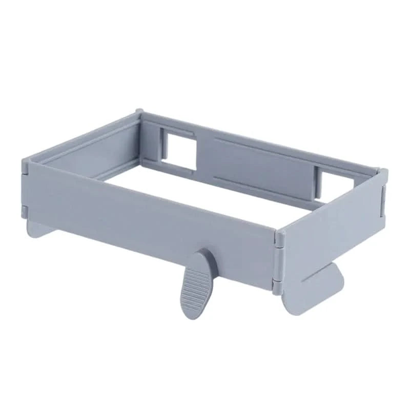 【🔧 Ušetrite miesto v kuchyni, kúpeľni alebo práčovni】Skladací držiak na odpadkové vrecia na montáž na stenu, nie je potrebné vŕtanie