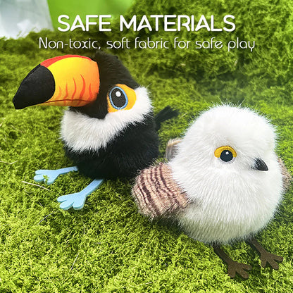 【🐦 Stimulujte prirodzený lovecký inštinkt vašej mačky】Najpredávanejší produkt roku 2025? Realistická interaktívna hračka pre mačky v tvare vtáka