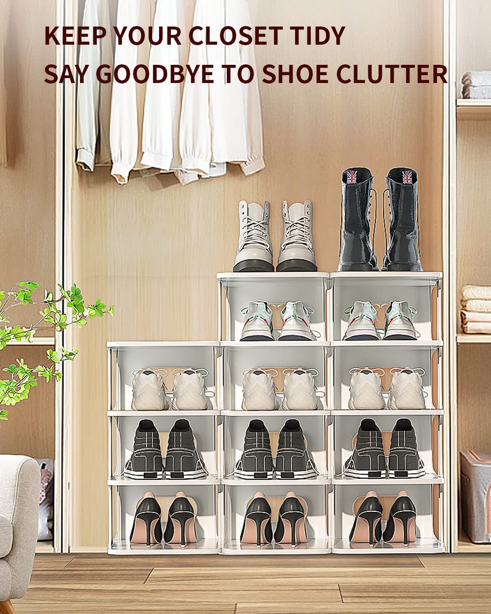 Multi-Layer Shoe Rack Storage Organizer