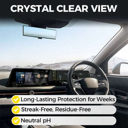 【🎁 Čím viac nakúpite, tým viac zliav získate】Stierač s mikromolekulárnym povlakom proti zahmlievaniu – udržuje čelné sklo čisté a bez zahmlenia
