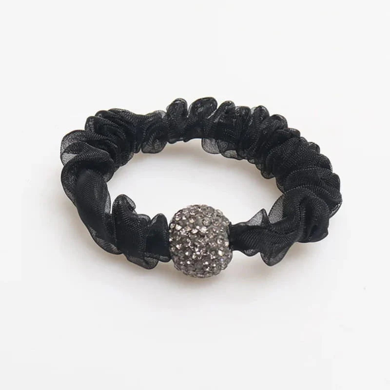 【🔥🔥Kúpte 1 kus a získajte 4 zadarmo (5 kusy)】Elegantné sieťované vlasové pásky s kryštálmi