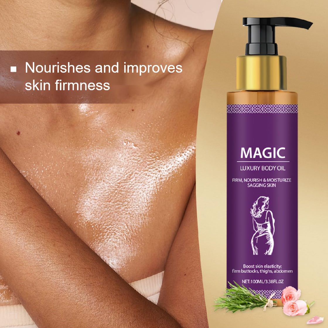 【🎁Druhý kus zadarmo】Moisturizing skin and relieving dryness with magical body care oil