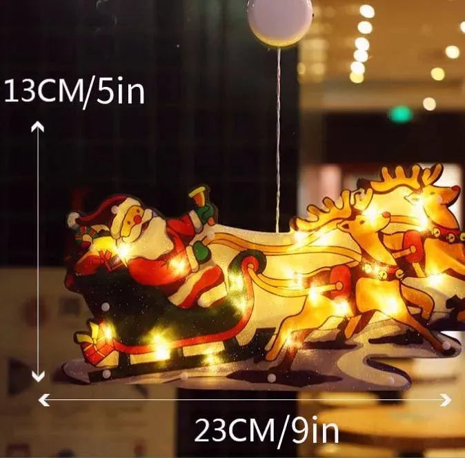 【🎄🎄Vytvorte slávnostnú atmosféru】Zaveste vianočné svetielka na okná