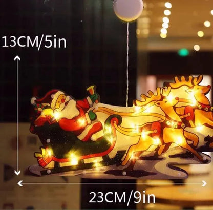 【🎄🎄Vytvorte slávnostnú atmosféru】Zaveste vianočné svetielka na okná