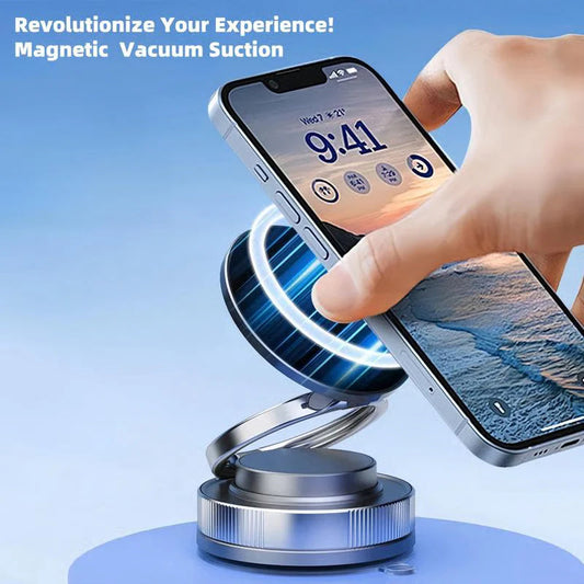 🛍️Kup więcej, zaoszczędź więcej? Regulowany 360° magnetyczny uchwyt próżniowy na telefon🤩