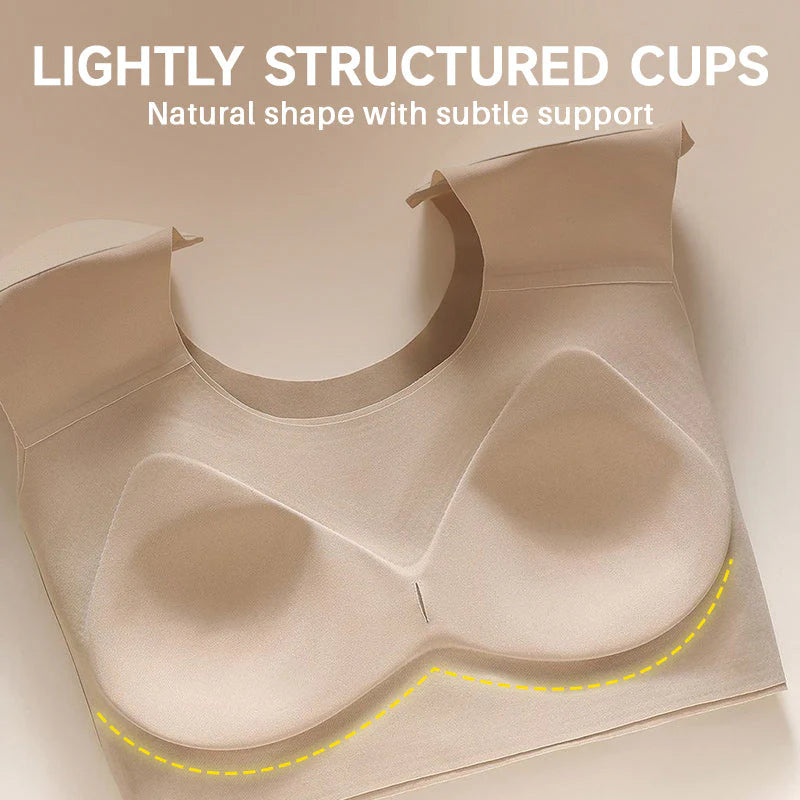 【🔥Kúp 1 získaj 1 zadarmo🔥】Bezšvové dámske spodné prádlo 1 v 1 s integrovanými ramennými vypchávkami