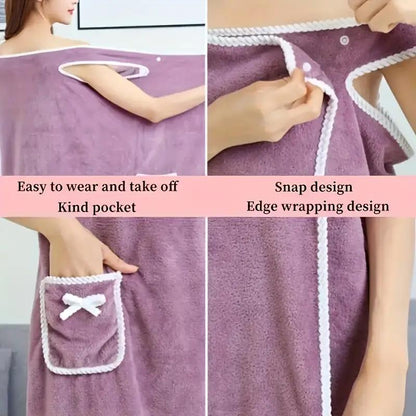 🔥HORKÝ VÝPREDAJ【Kúpte jeden kus a druhý dostanete zadarmo na ten istý tovar】 🔥Nositeľná sprchová sukňa pre ženy v plus size veľkosti