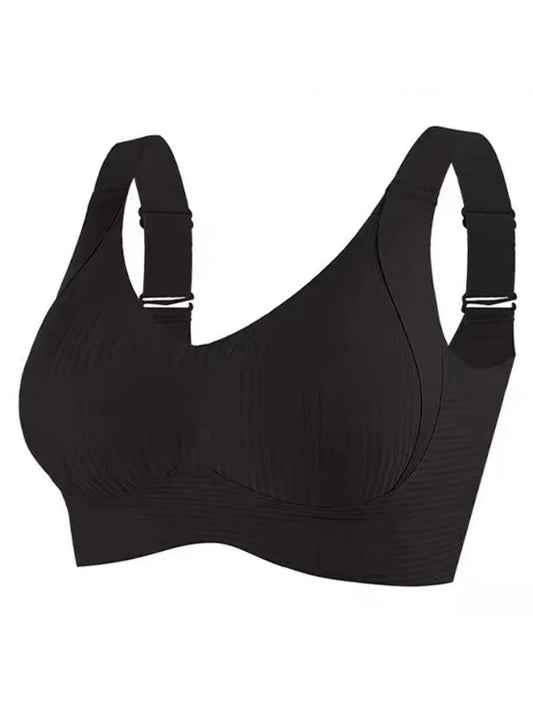 🎁Kúpte 1 a získajte 2 balenia🎁Dámska podprsenka Push Up s rebrovaním a nastaviteľnou bezdrôtovou technológiou