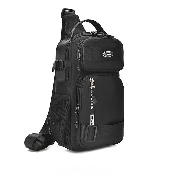 【💪🏻Najlepší pomocník, keď idete von】Nastaviteľná náprsná taška z oxfordskej látky