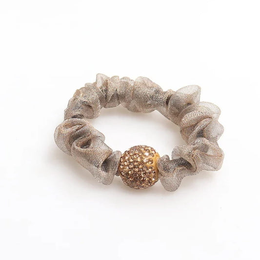 【🔥🔥Kúpte 1 kus a získajte 4 zadarmo (5 kusy)】Elegantné sieťované vlasové pásky s kryštálmi